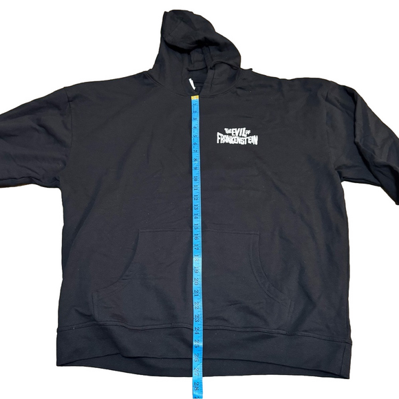 Brisco Brands The Evil of Frankenstein Black Hoodie Men 2XL - Picture 10 of 11